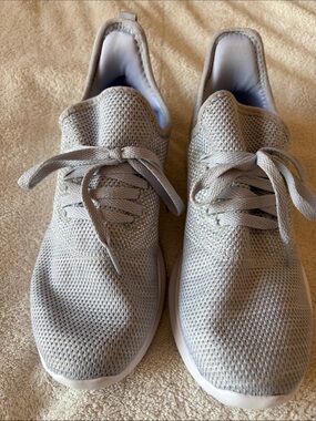Athletic works Light Gray Knit women’s slip on Athletic Sneakers